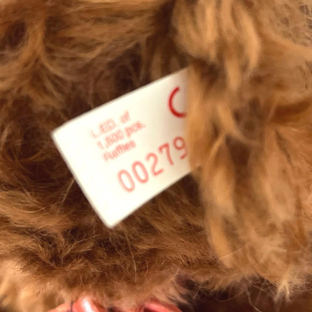 シュタイフ　ラッフルズベア　43㎝　1997年