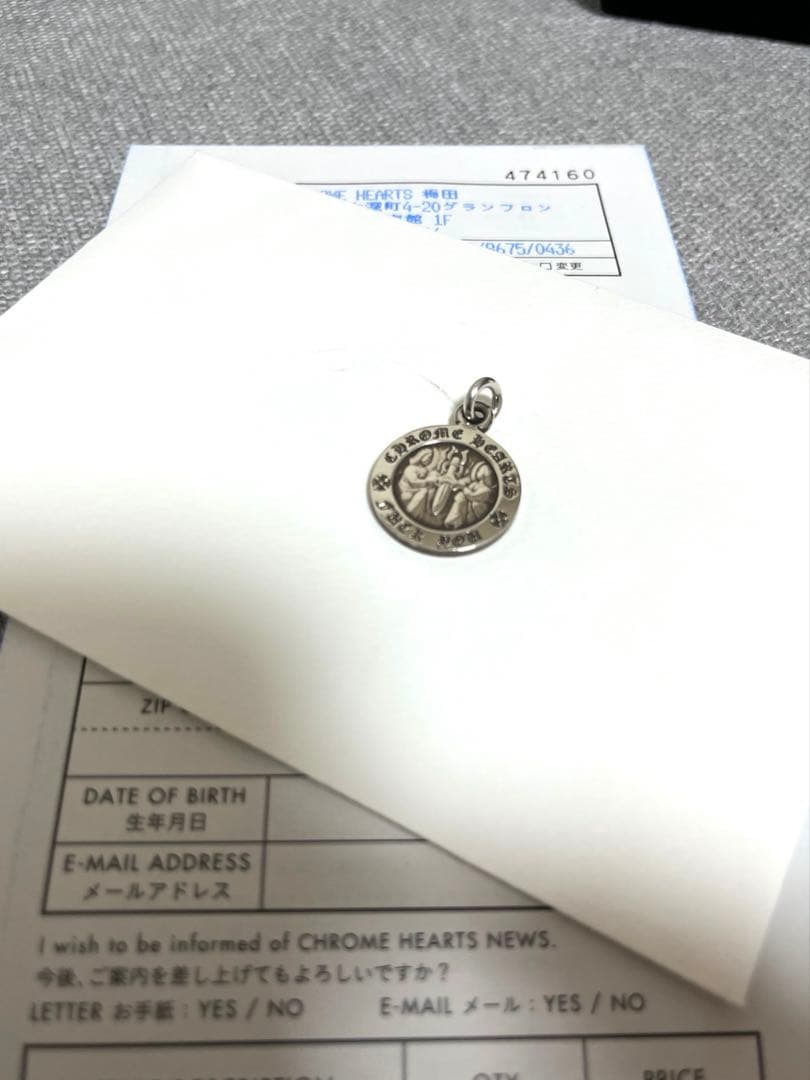 クロムハーツ エンジェルメダルV1 ルーキー様専用 - メルカリ