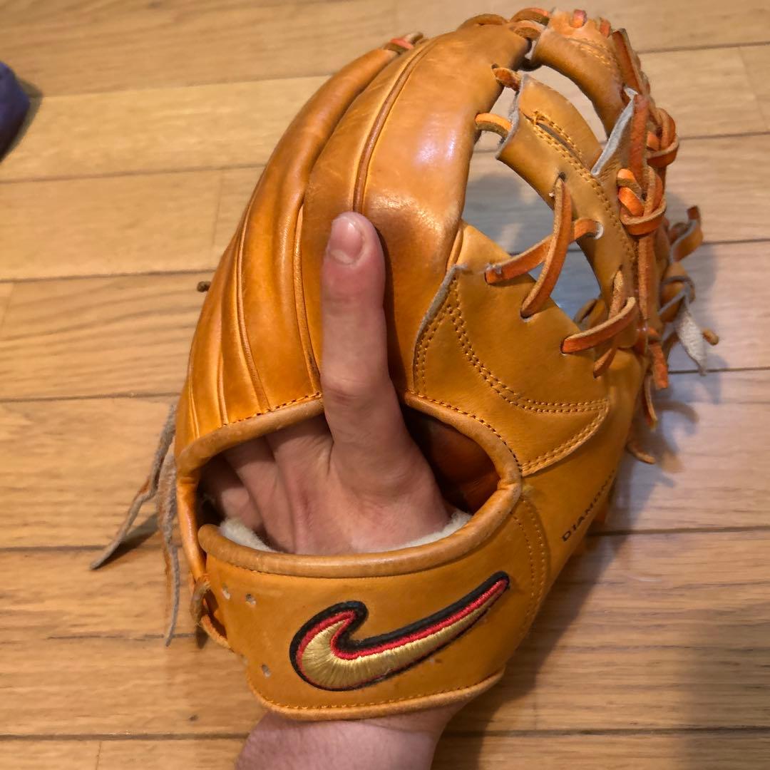 Nike Diamond Elite Plus 硬式グローブ オレンジ Nike ダイヤモンドエリート 硬式グローブ オレンジ ナイキ