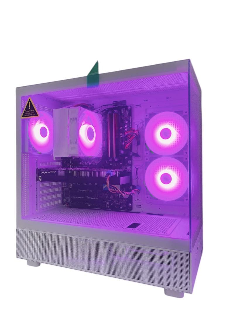 ゲーミングPC ガラス 白 i7/GTX1060/512GB/16GB 即購入可 - メルカリ