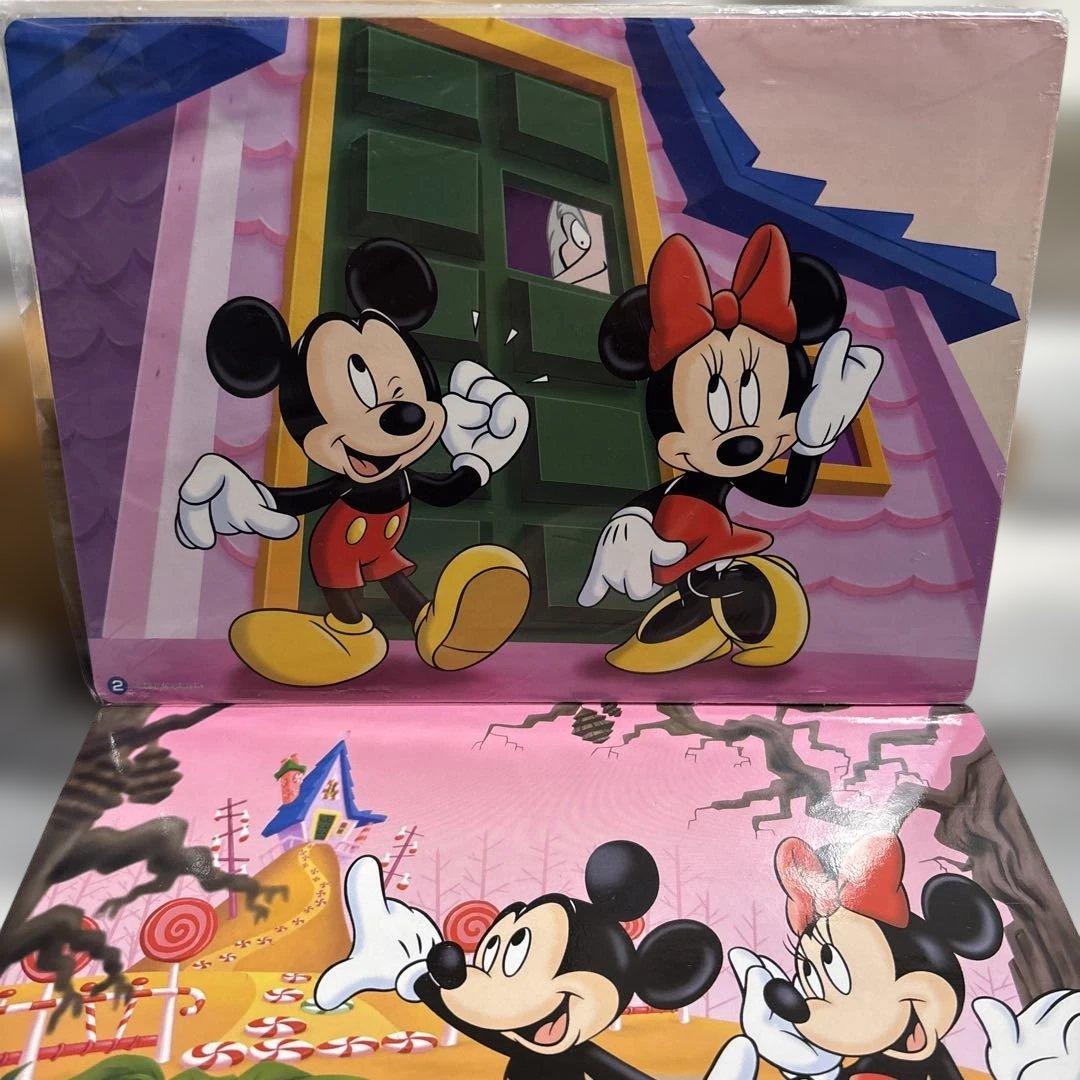 【希少・未使用】ディズニー おはなしギャラリー 木製額 完備品 紙芝居 知育