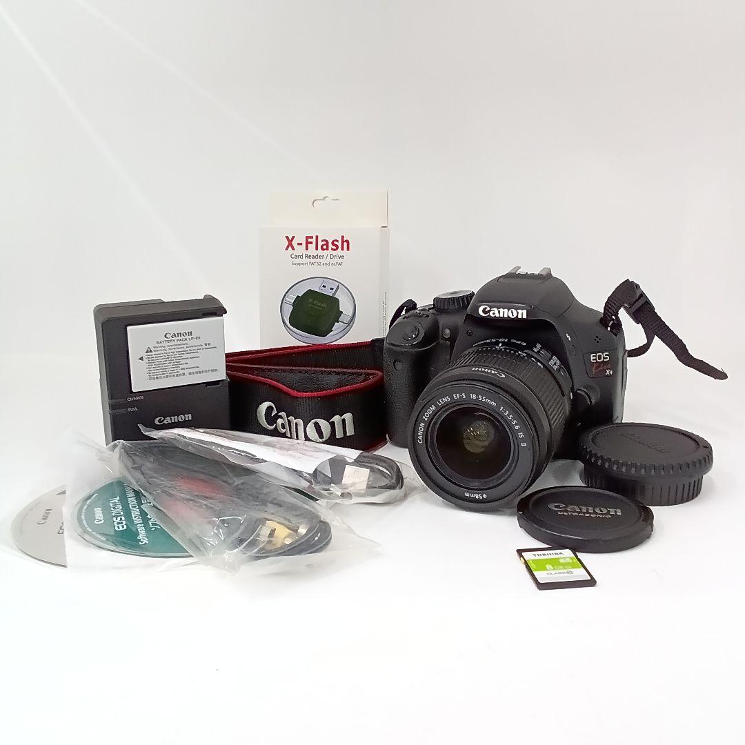 Canon EOS Kiss X4 デジタル一眼レフ EOS キヤノン デジタル一眼 CANON Kiss X4 レンズキット 中古 新品SD