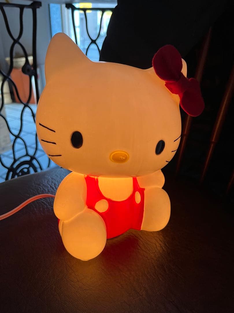 サンリオ　激レア　ハローキティ　旧ロゴ　ルームライト　当時　日本製　レトロ