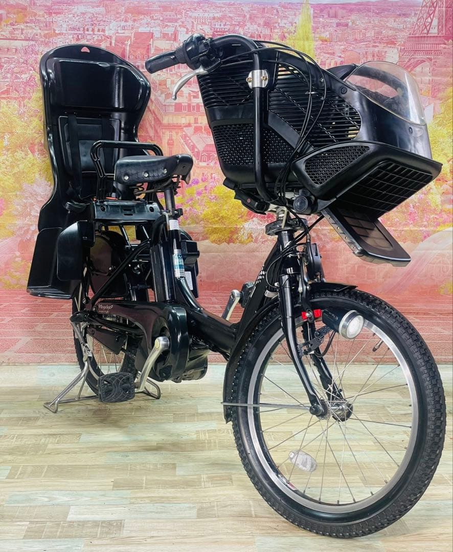 ZK3484 電動自転車 ブリヂストン アンジェリーノ 子供乗せ 20インチ