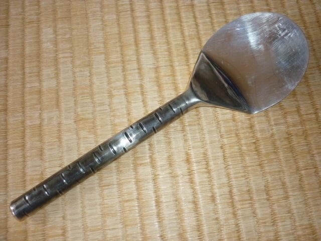 1970年代◇老舗京都 清昌堂 茶道具 本物総銀製 炉用灰さじ 重