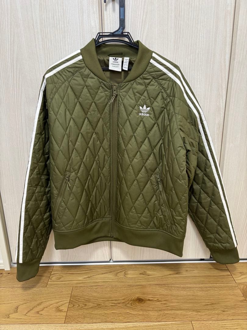 入手困難【adidas】キルティングジャケット L 中古・古着通販】adidas (アディダス) キルティングジャケット