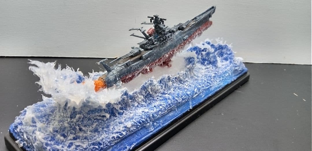 ブシドーバンダイ.メカコレ宇宙戦艦ヤマト2202ジオラマ完成品 2セット