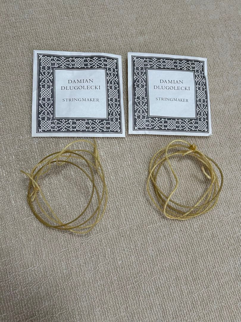 DAMIAN製 コントラバス用ガット弦（G弦、D弦のみ） コントラバス用ガット弦2本セット(D弦、G弦) | &guts