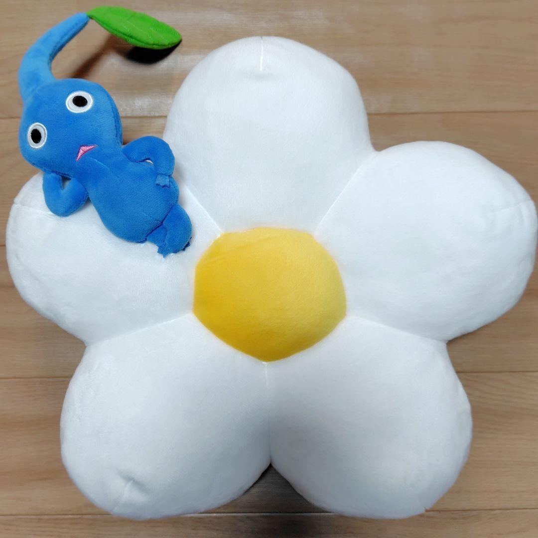 ピクミン 一番くじ ラストワン賞 お花のクッションwith青ピクミン