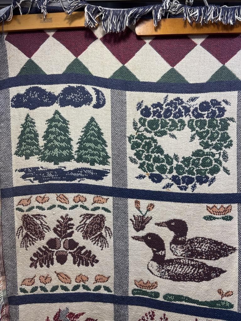 L.L.Bean ビンテージ ラグ タペストリー ブランケット エルエルビーン