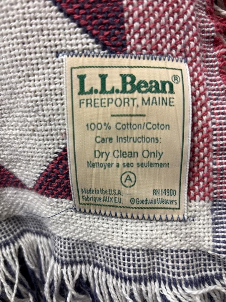L.L.Bean ビンテージ ラグ タペストリー ブランケット エルエルビーン