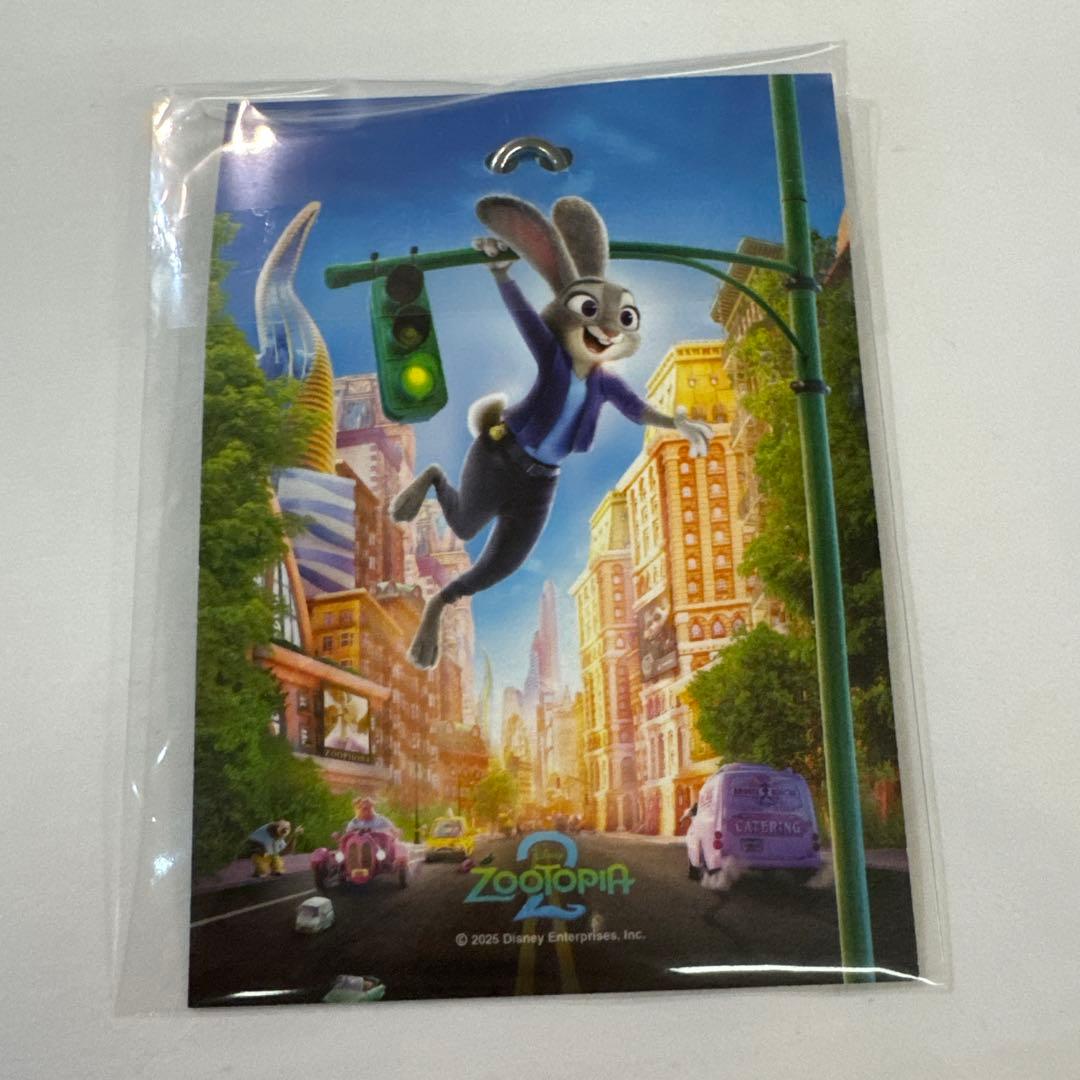 ズートピア2 韓国 映画 館限定 特典 ジュディ ネームタグ キーホルダー