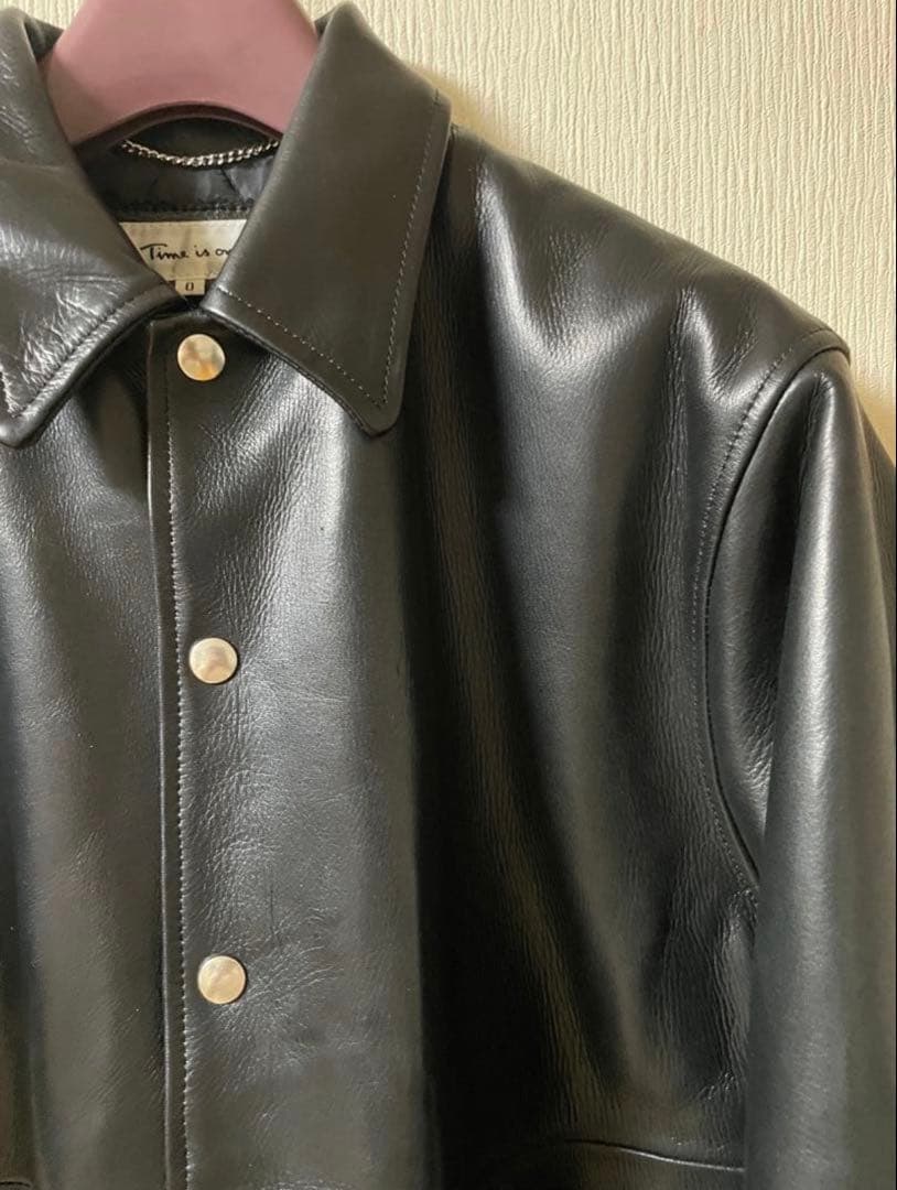 Time Is On NEW COACH JACKET cow leather - メルカリ