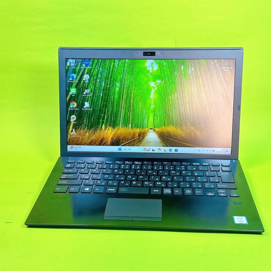 最上級i7‼️win11 16GB VAIO✨薄型ノートパソコン カメラオフィス