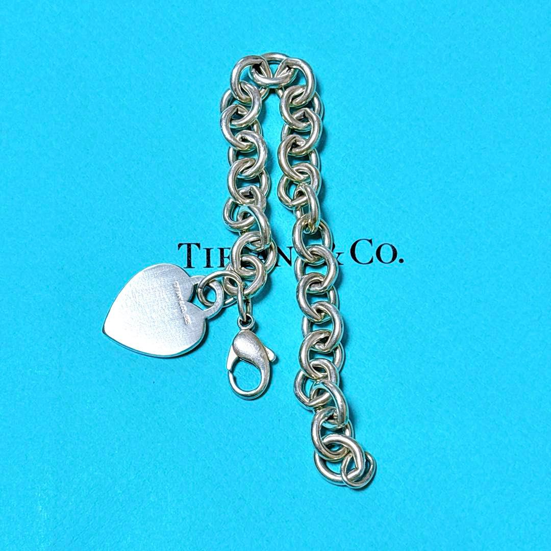 【美品】19.7cm ティファニー ハートタグ ブレスレット シルバー925