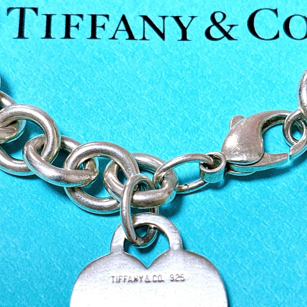 【美品】19.7cm ティファニー ハートタグ ブレスレット シルバー925
