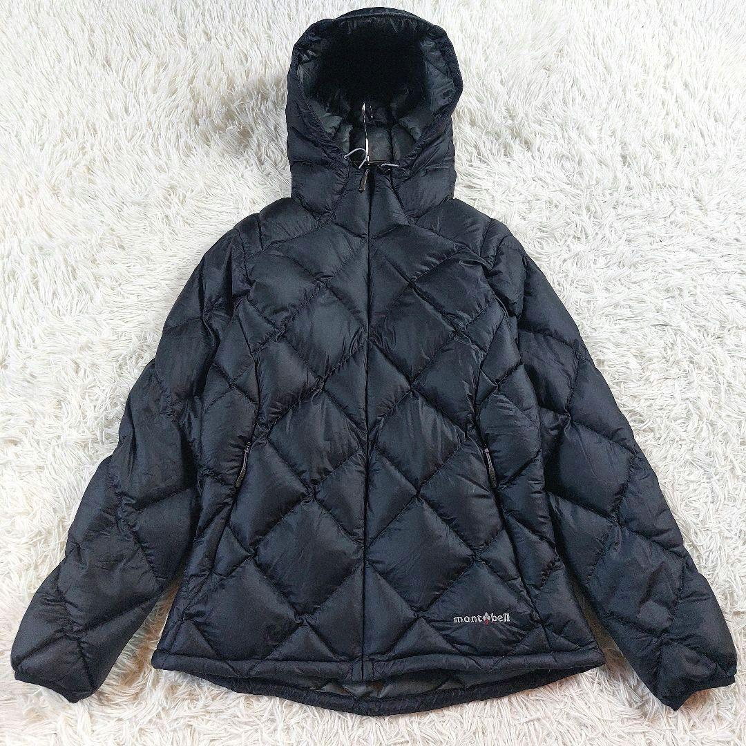 美品 モンベル ライトアルパイン ダウンパーカー キルティング