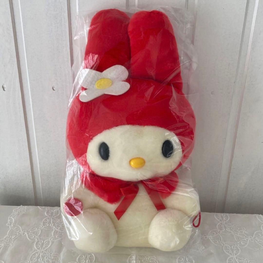 BIG 平成レトロ 赤 マイメロディ ぬいぐるみ 1999 - メルカリ