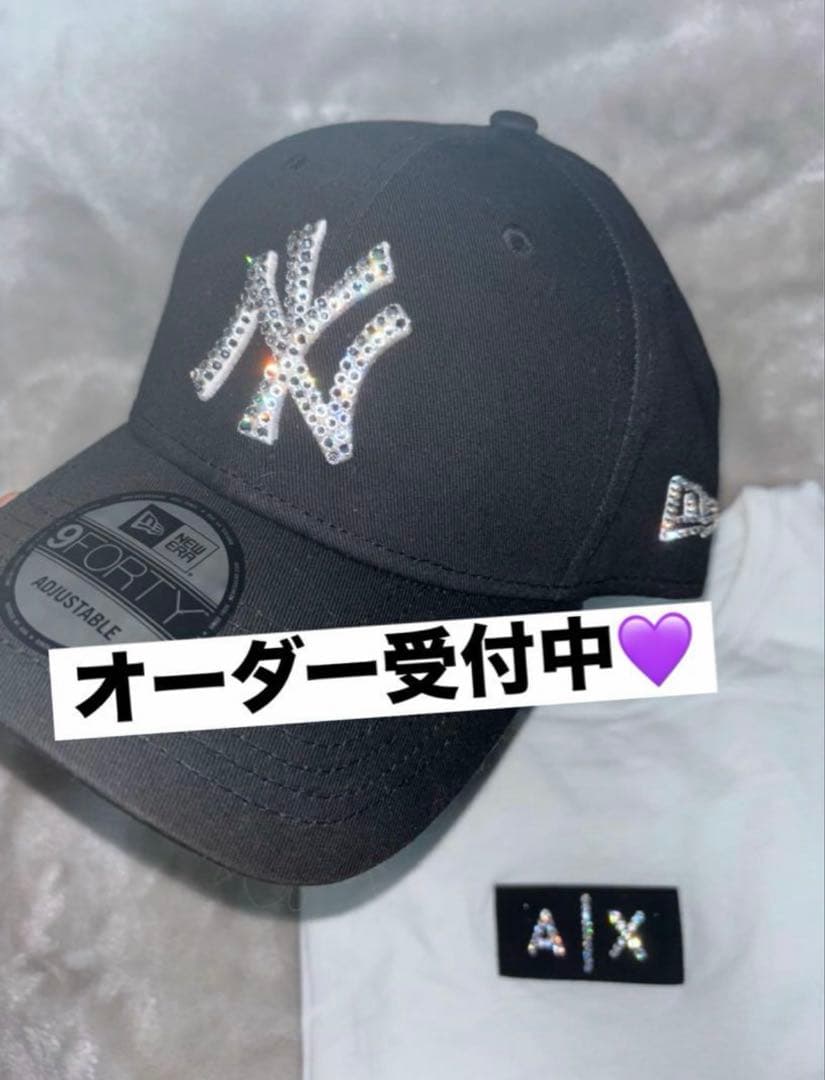 NEWERA 9FORTY スワロフスキー デコキャップ受付中！❤︎ - メルカリ