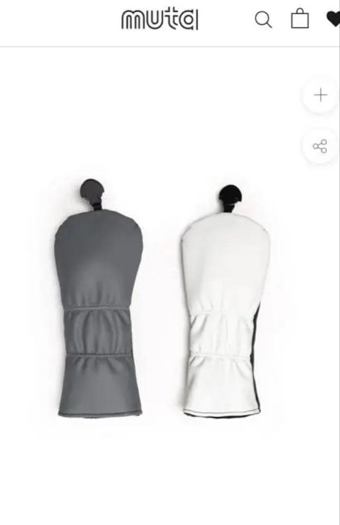 ムータ キャディバッグ グレー DRx1 FWx2 UTx2 ヘッドカバーセット