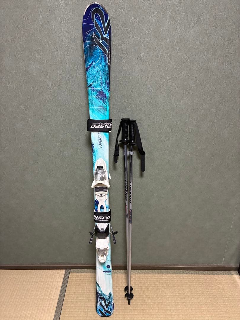 K2 SUPERSMOOTH スキー板 & シナノ スキーポール セット - メルカリ