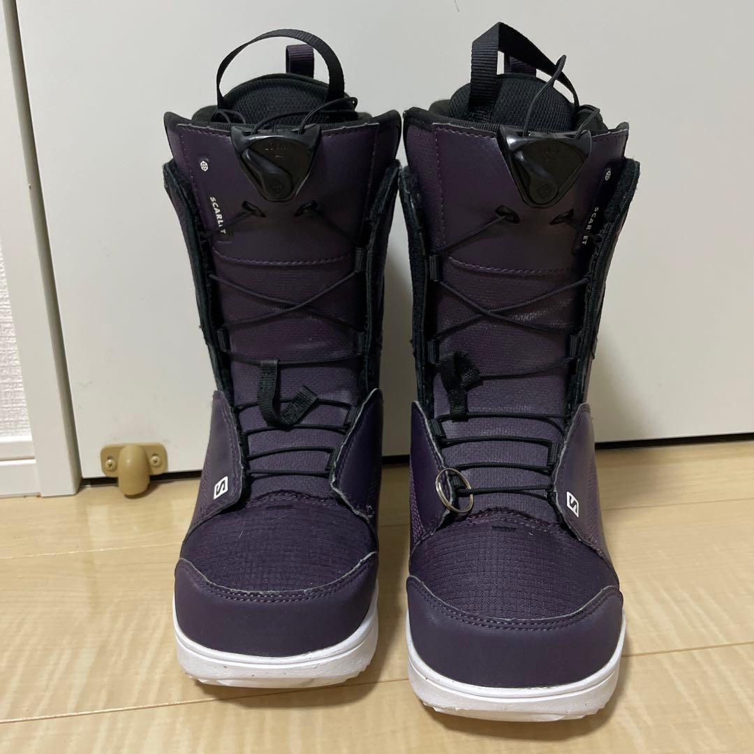 【美品_即日発送】22-23モデル　ブーツ　サロモンSCARLET 23.5cm