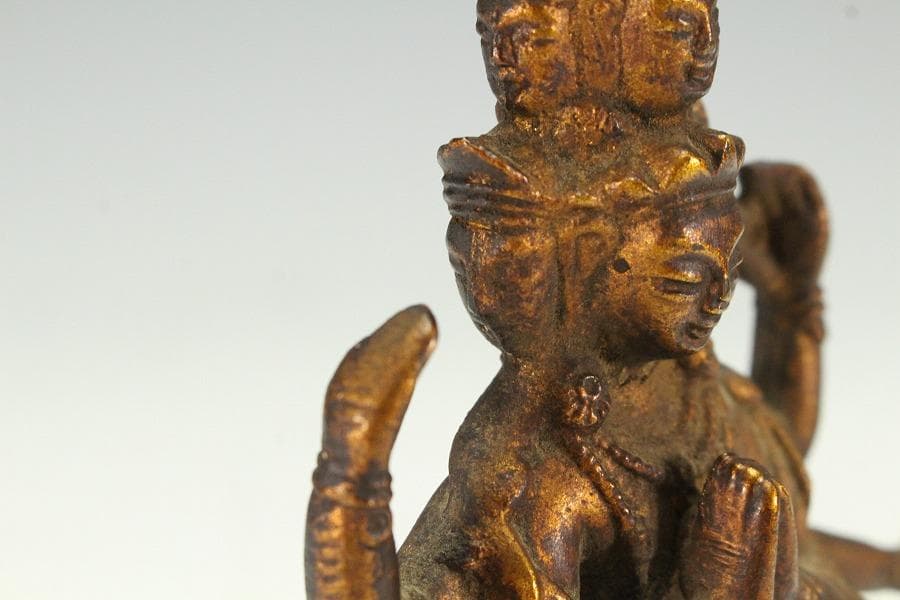仏教美術 ガンダーラ 銅仏像(K-XA901) - メルカリ