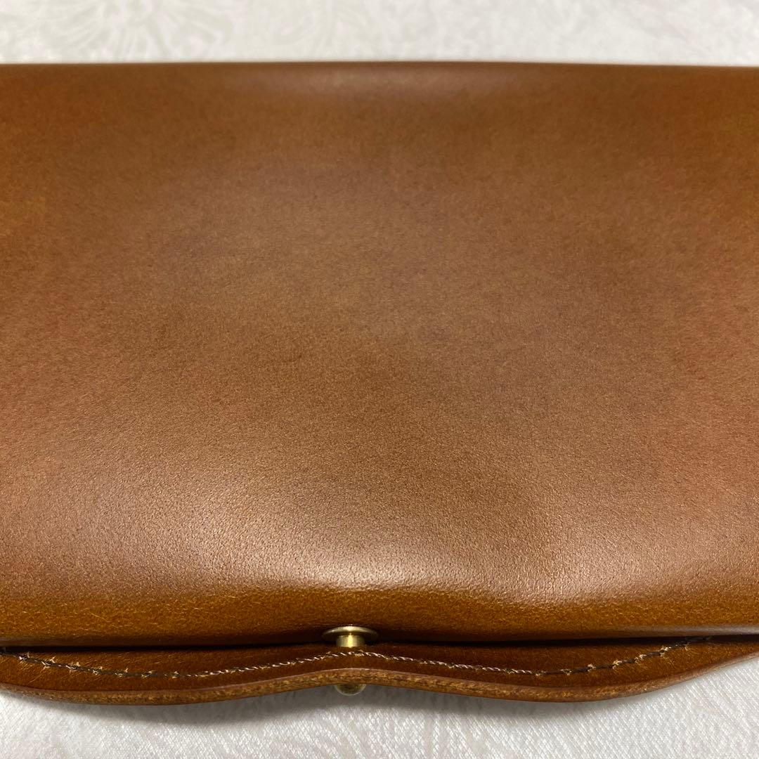 メンズ ビジネス 長財布 usuha long ウスハロング キャメル ギボシ