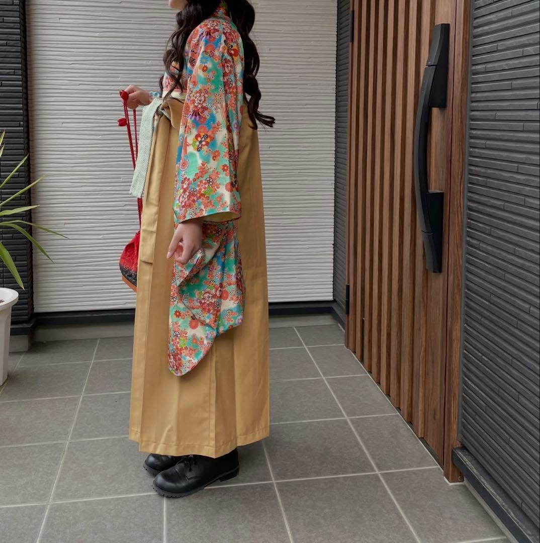 SWEET MOMMY 袴 セットM 小学生 卒業式 150cm 千草色