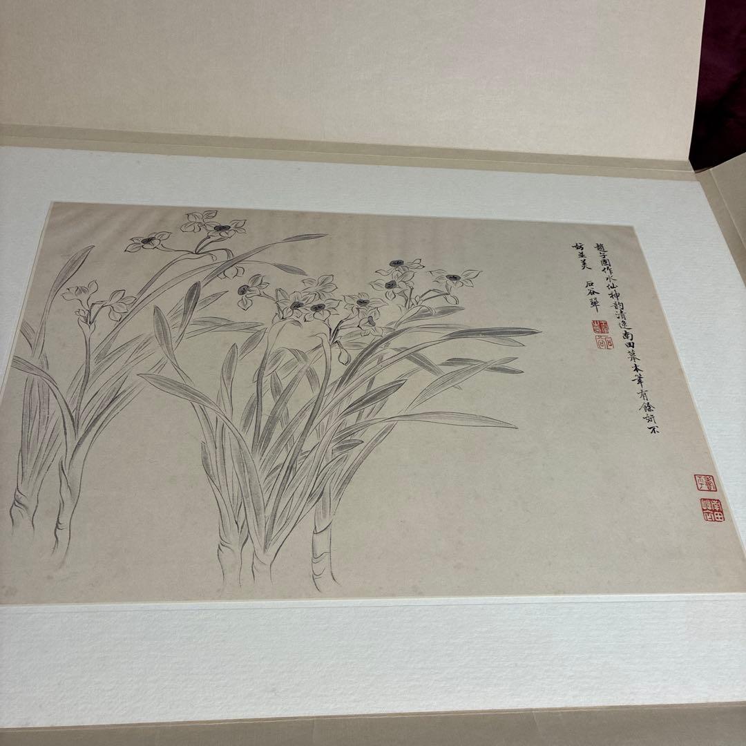 故宮博物院の名蹟 清うん壽平王き花卉山水合冊 二玄社　定価19000円