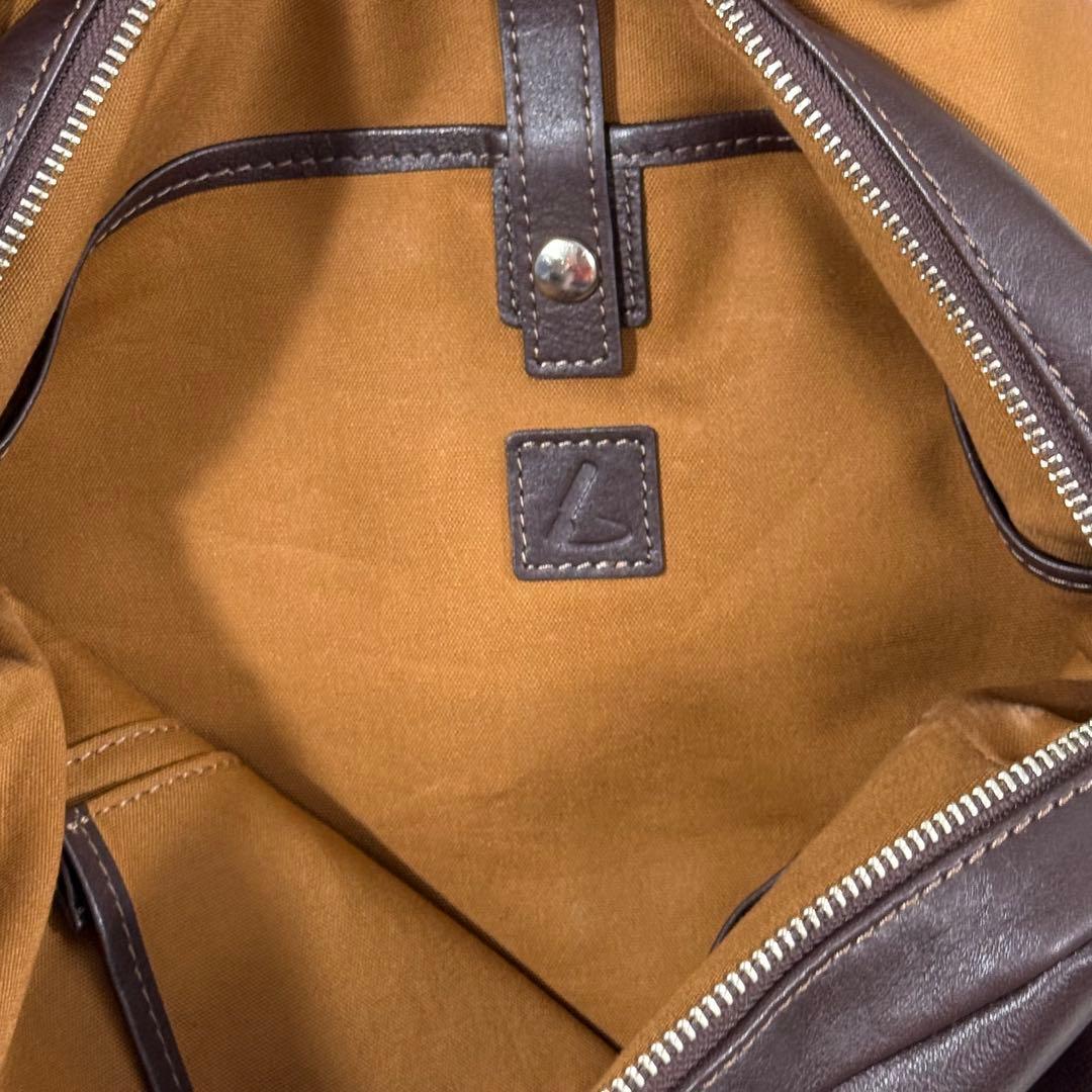 美品】 土屋鞄 フラップ メッセンジャー バッグ ステッチ 本革 レザー