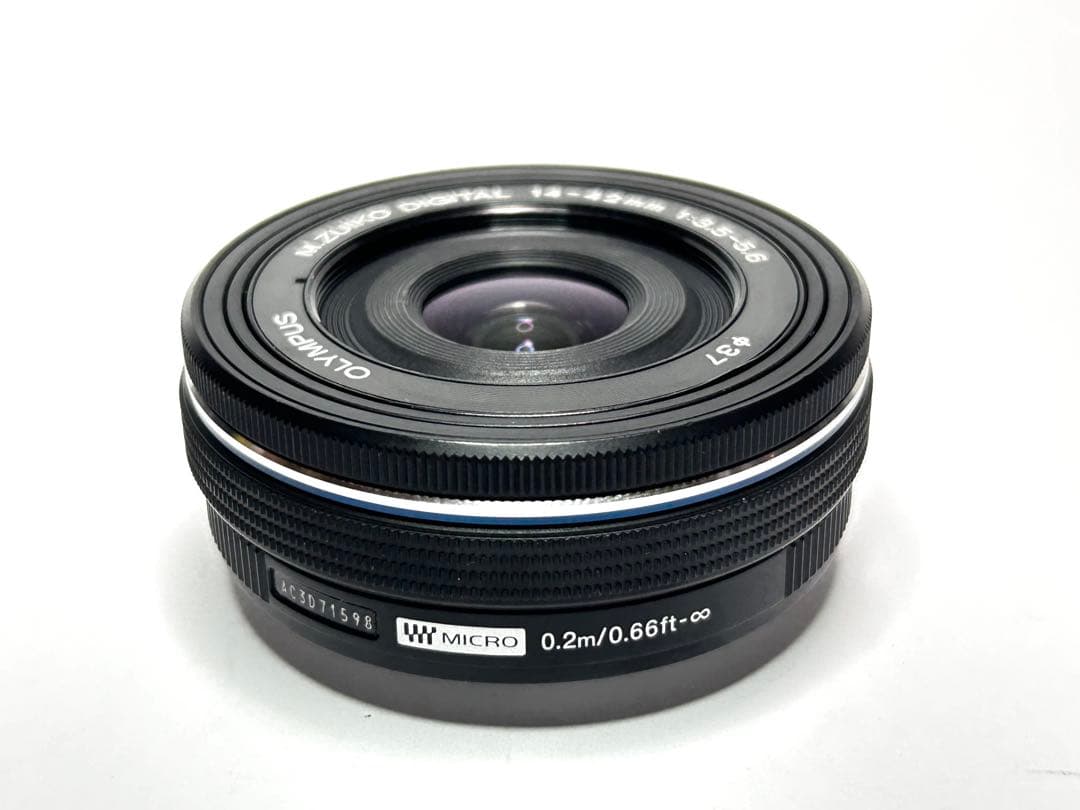 OLYMPUS 14-42mm f3.5-5.6 EZ 【動作品】ブラック598