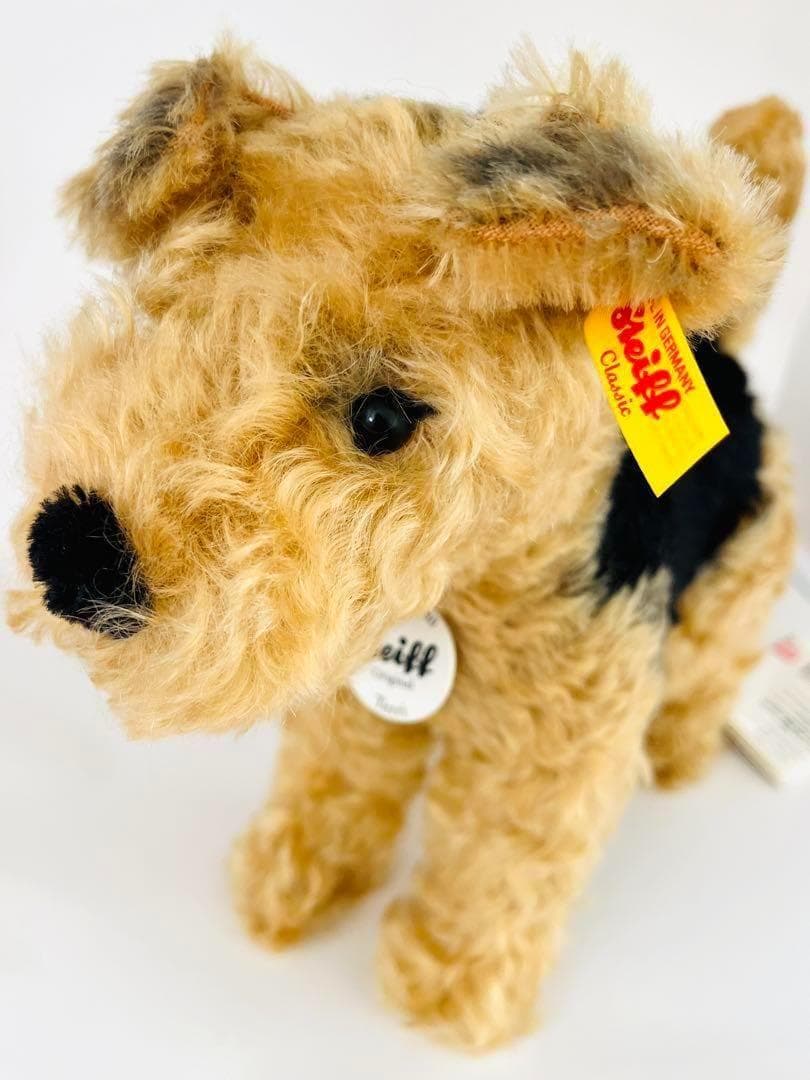 【新品•希少 旧デザイン】Steiff ウェルシュテリア テリー