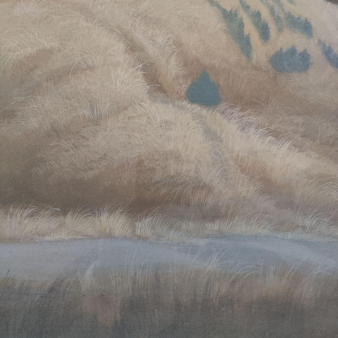 ☆美品☆ 谷井俊英 日本画 F15号『丘』 共シール付 - メルカリ