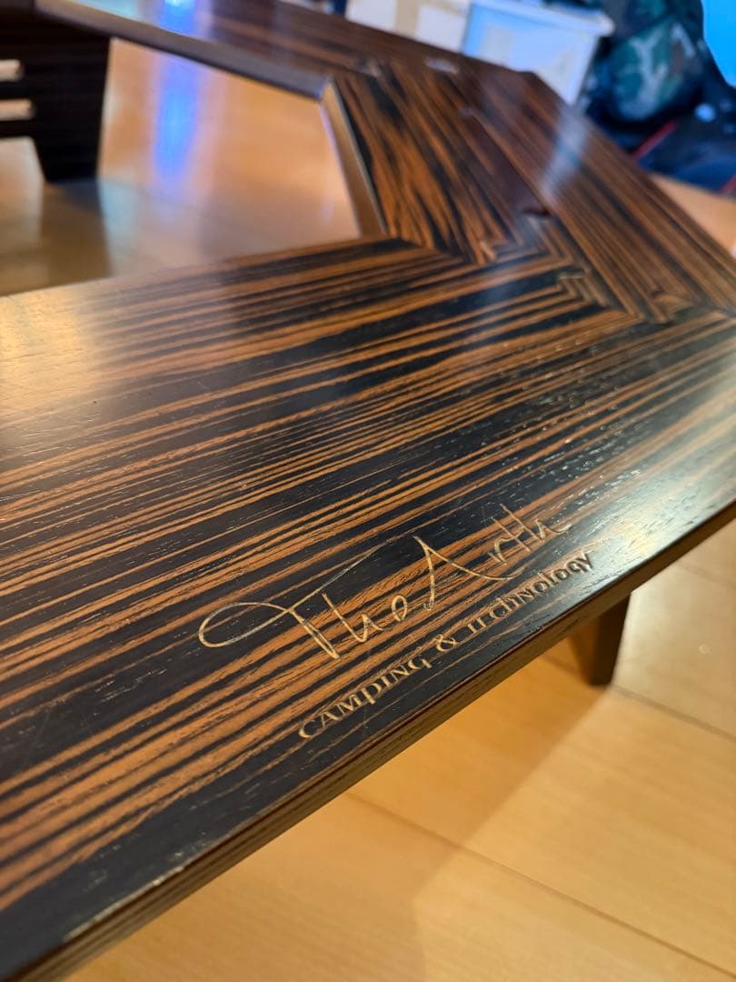 The arth ヘキサテーブル 黒しま次郎 六角テーブル - メルカリ