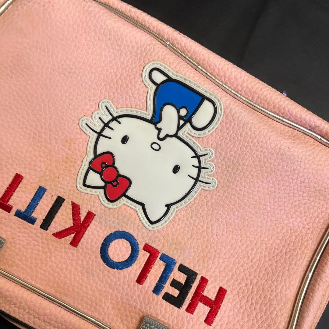 希少】HI-SP ハローキティ ボウリング アクセサリーバッグ レトロ 本革