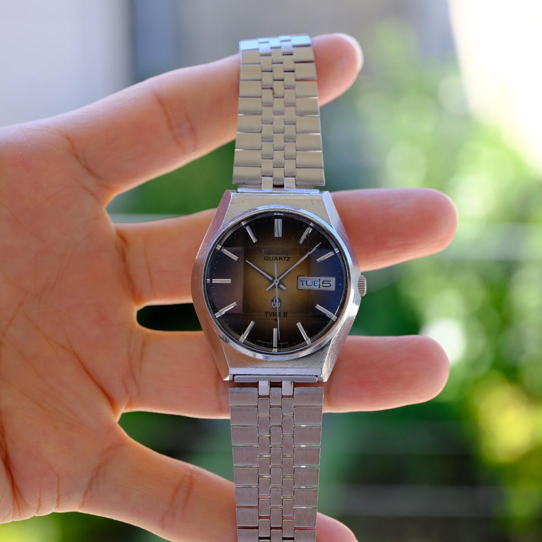 稼働] SEIKO TYPE II 1976 ケース37mm 新規電池 - メルカリ