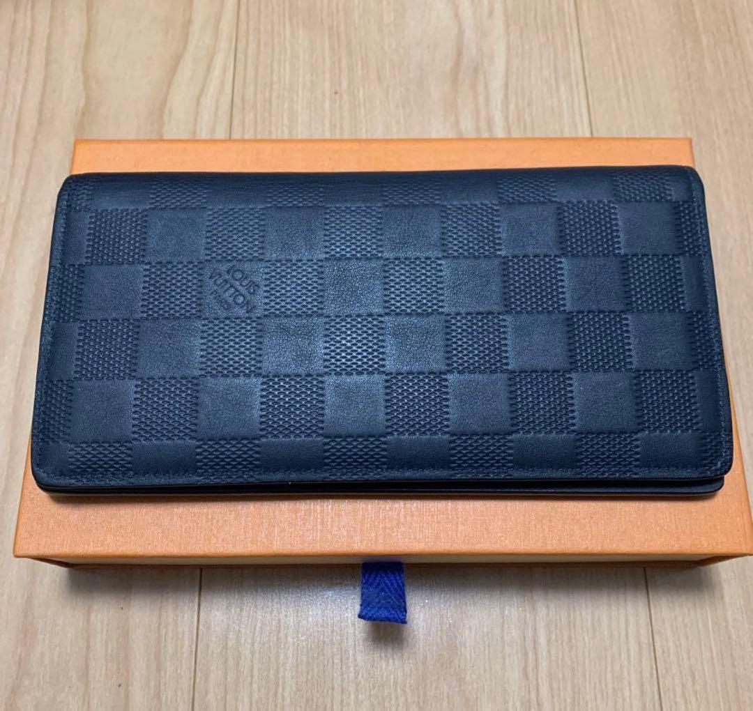 良品】ルイヴィトン 長財布 ポルトフォイユ ブラザ ダミエ アンフィニ
