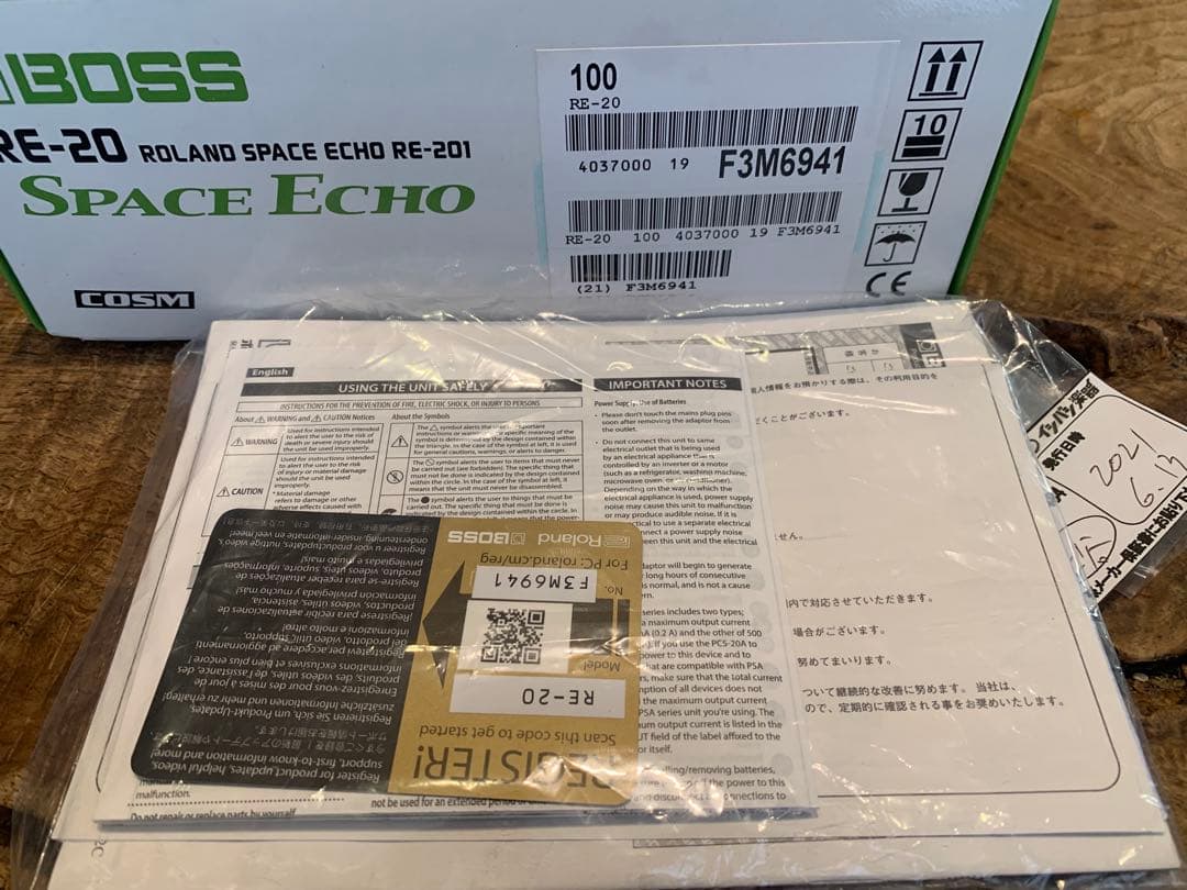 boss re-20 space echo 完動品 美品 付属品有