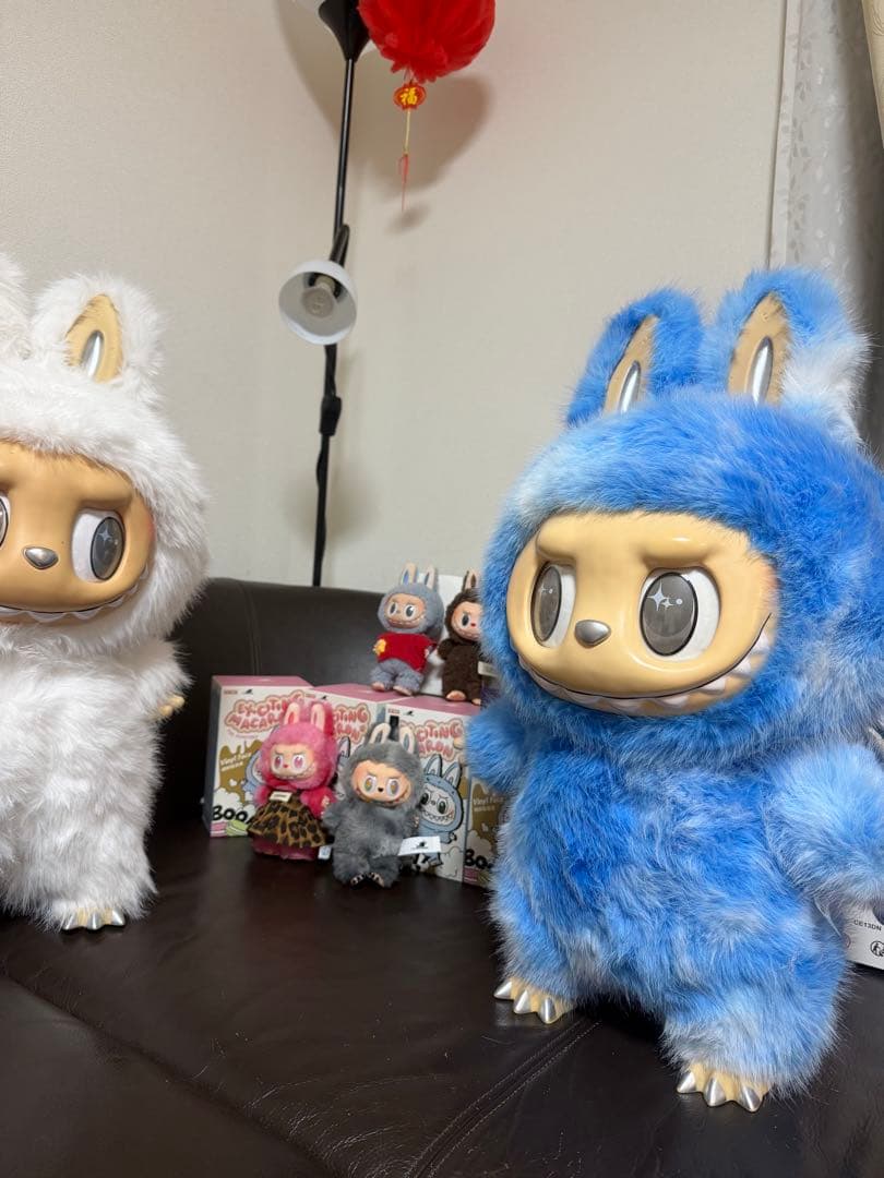 超特大60cmジモモ スカイブルー 羽付きスペシャルオーダー