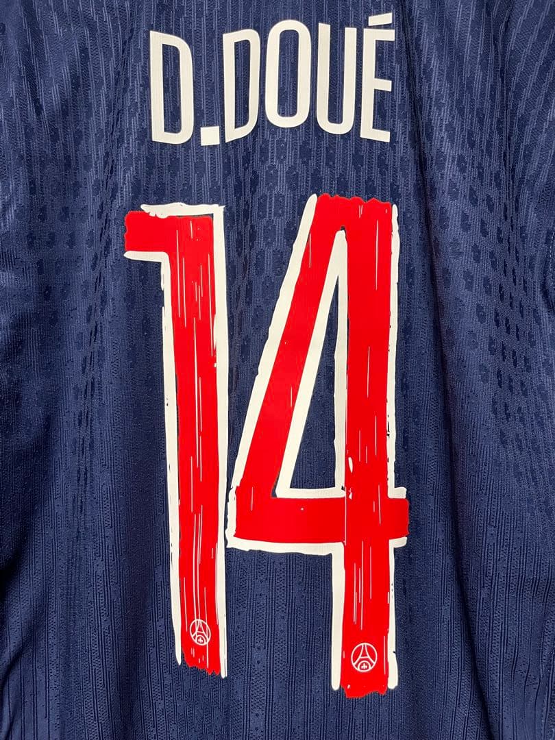 正規品 24-25 PSG ホーム オーセンティック ドゥエ CL決勝 - メルカリ