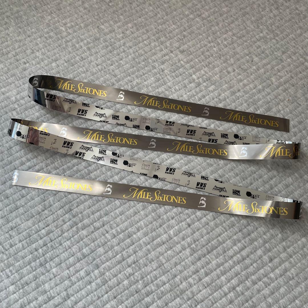 SixTONES MILESixTONES 2/22公演 銀テープ フル 1本 - メルカリ