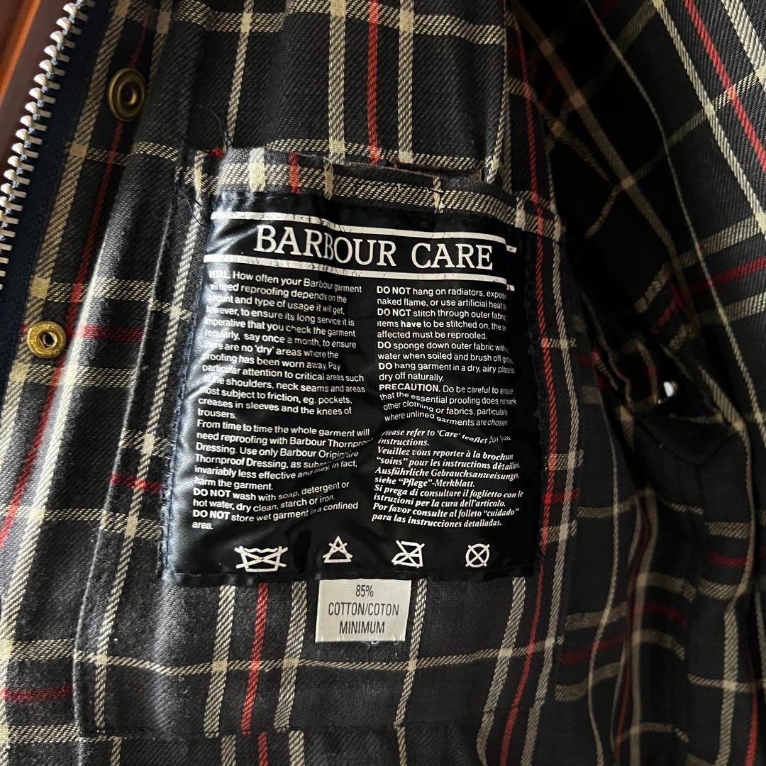 80s バブアー border オイルドジャケット ユーロヴィンテージ - メルカリ