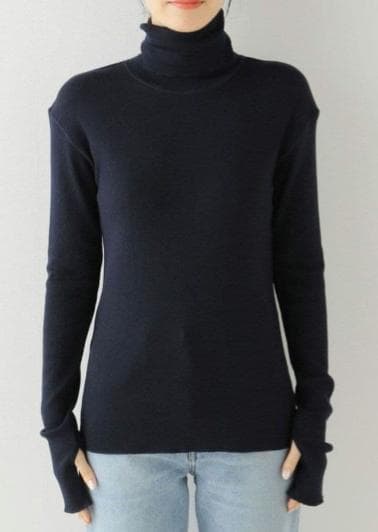 極美品】 ✨アパルトモン jersey タートルネック リブニット ☆指抜き