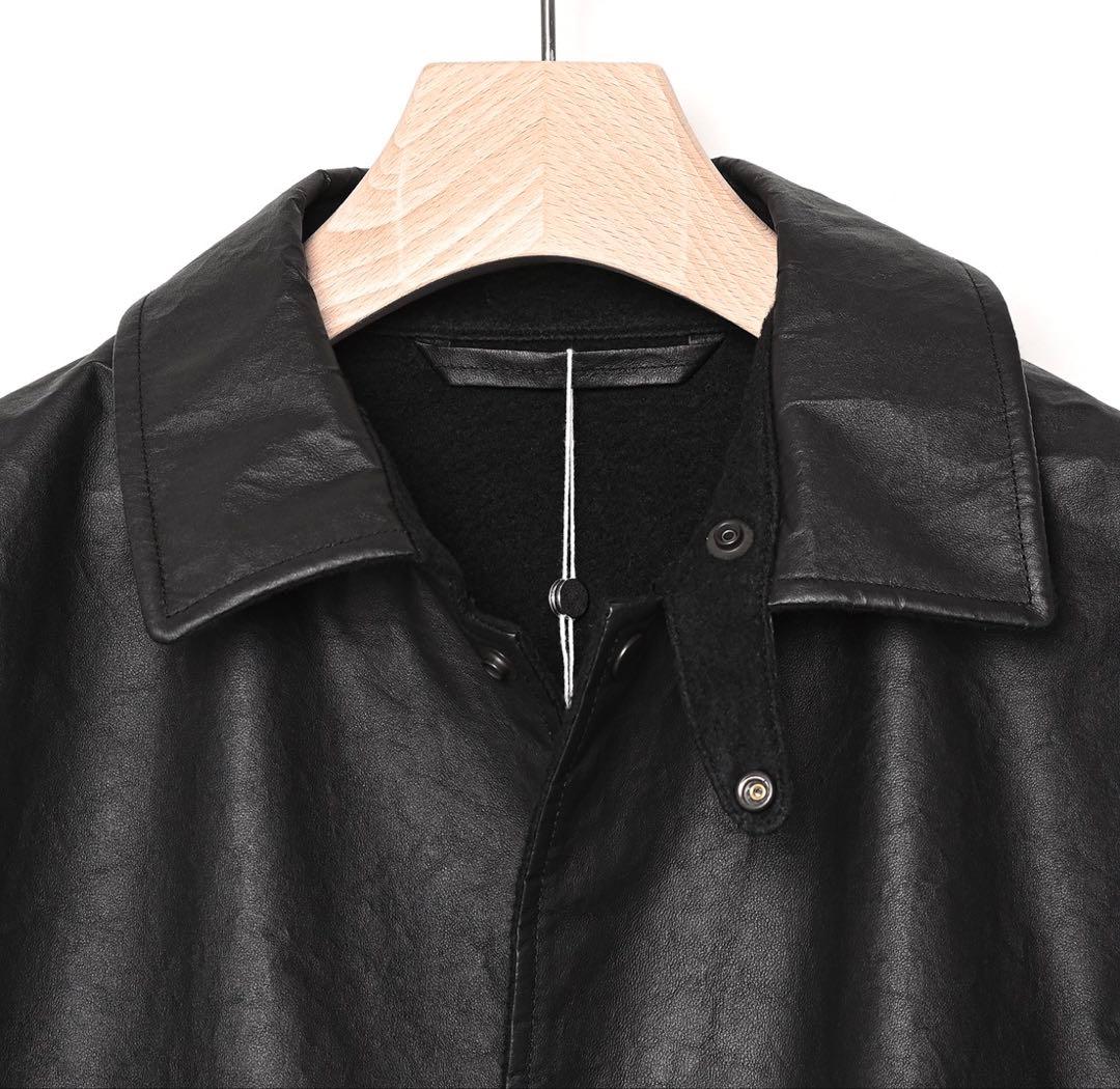 25SS COMOLI ペーパーレザー コーチジャケット Size1 - メルカリ