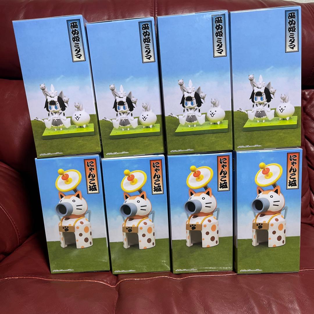 にゃんこ大戦争　にゃんこ軍団出陣フィギュア　超極ネコ祭vol.1と2のまとめ売り