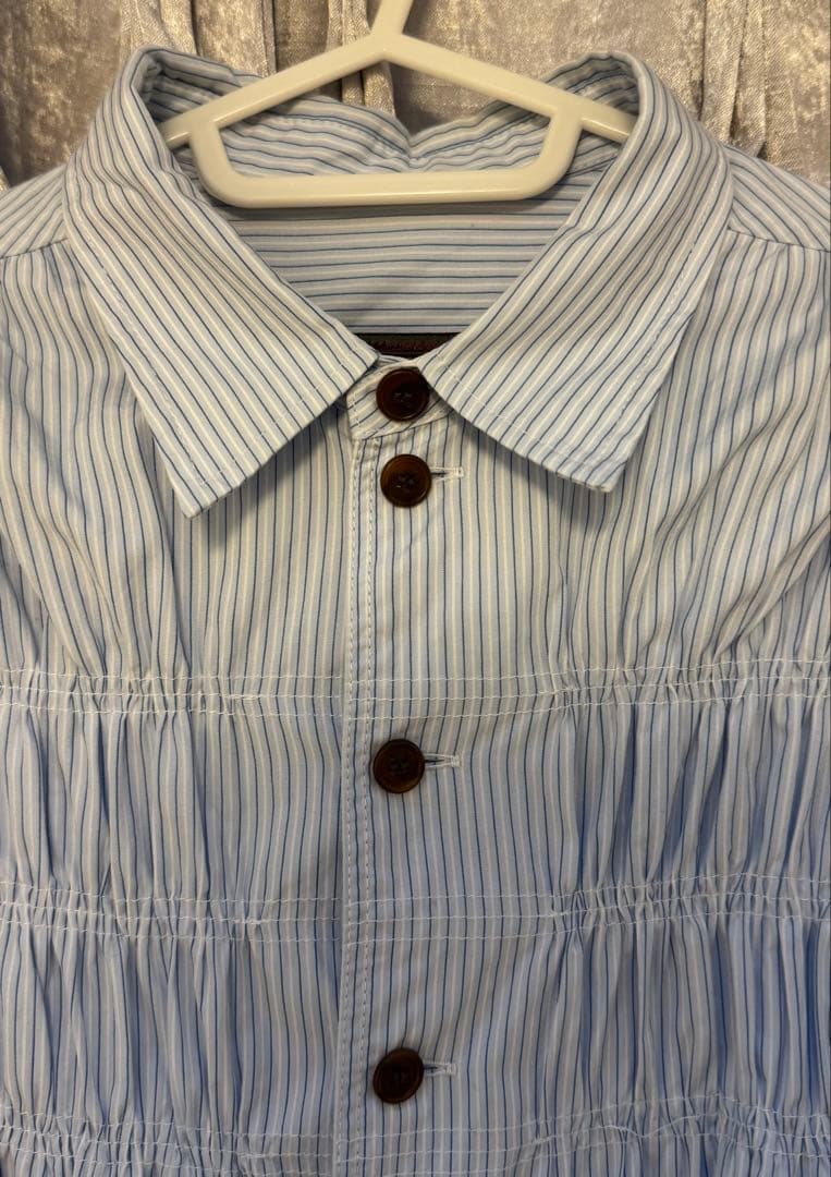 Christopher nemeth シャーリング ストライプシャツ - メルカリ