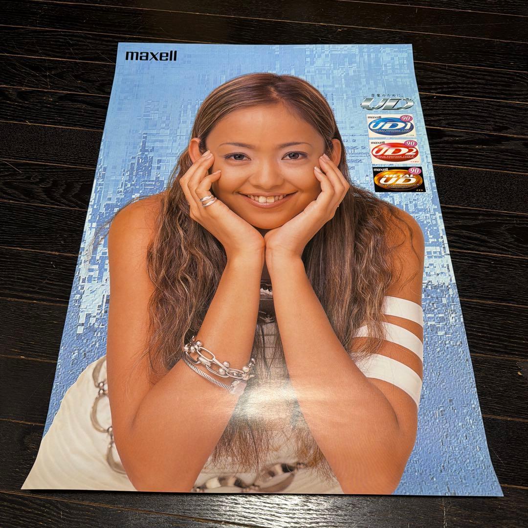 安室奈美恵　12種類　A2サイズ　ポスター　当時品　マクセル　非売品