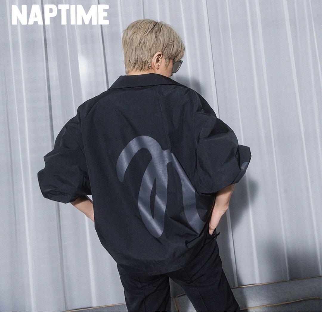 ナップタイム　naptime. Nissy 西島隆弘　コーチジャケット　ブラック