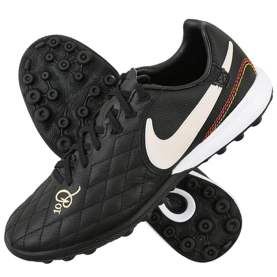 ナイキ ルナ レジェンド 7 PRO 10R TF(ブラック×ブラウン) TiempoX Lunar Legend 7 Pro 10R Indoor Shoes - Black